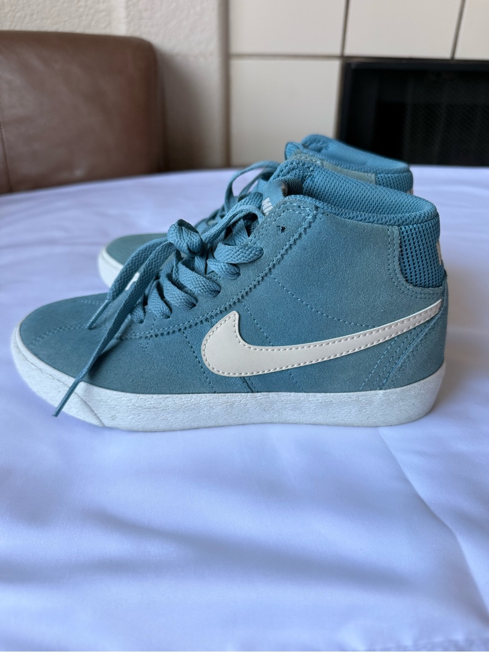 Nike SB Bruin High Sneakers - Noise Aqua-Youth 5.5
